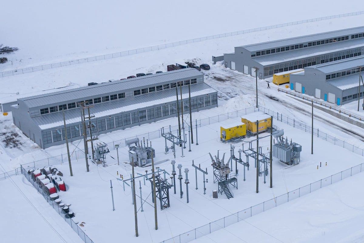 Bitcoin mining facility in Iowa