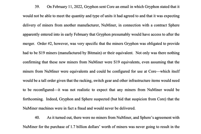 Miner Weekly: Core to Settle $34M Claims Stemming from 70K Non-Existent Miners