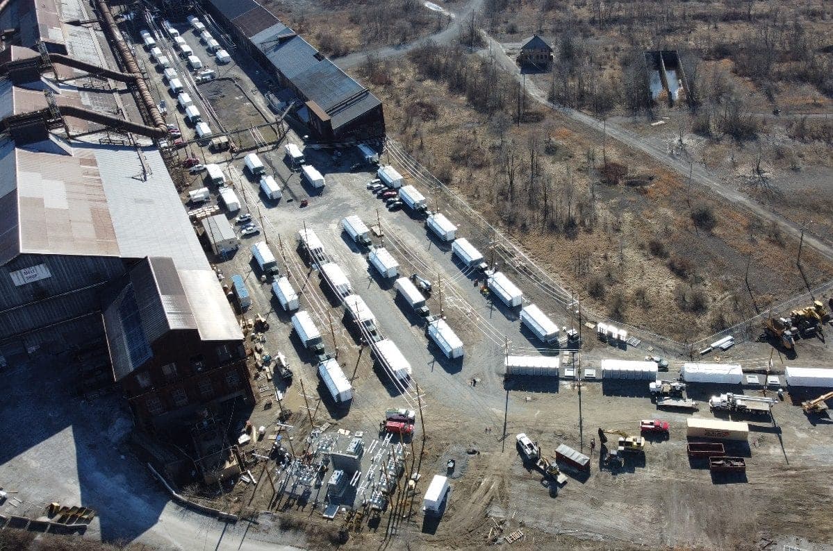 Bitcoin mining facility in Iowa