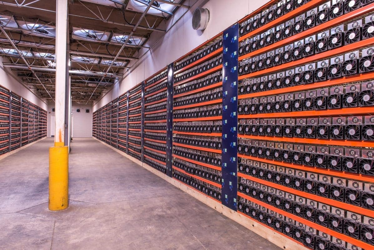 Bitcoin mining facility in Iowa