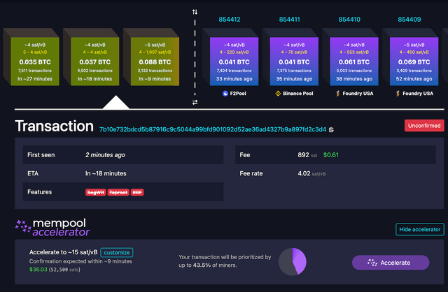 Mempool Launches Accelerator for Bitcoin Transactions