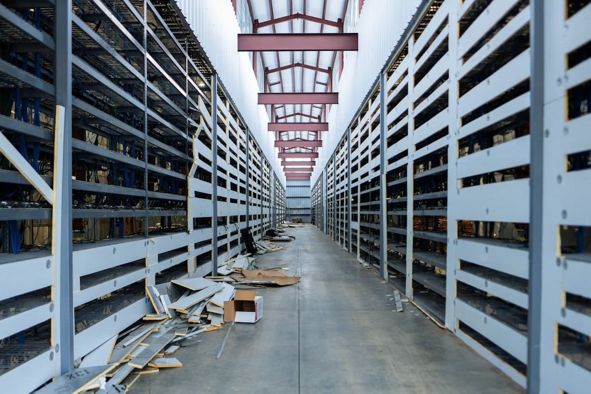 Bitcoin mining facility in Iowa