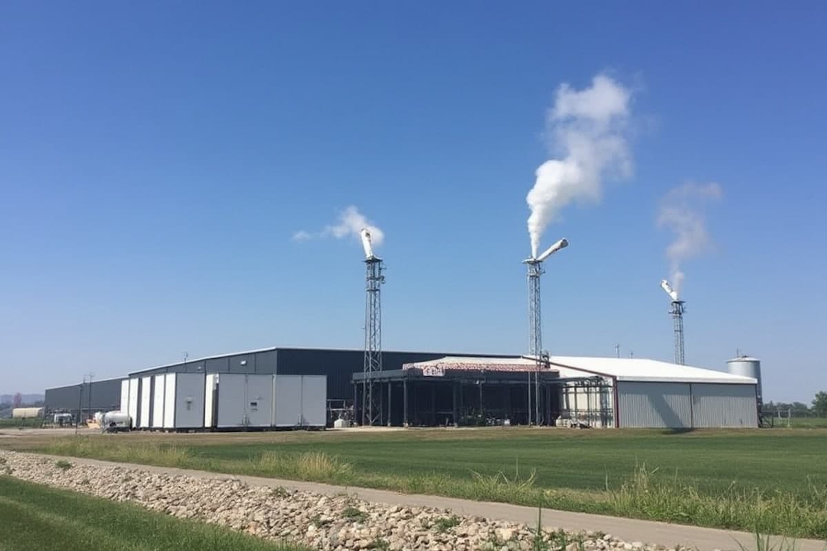 Bitcoin mining facility in Iowa