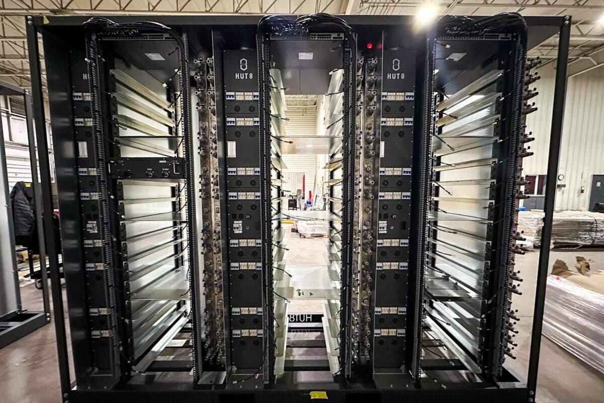 Bitcoin mining facility in Iowa