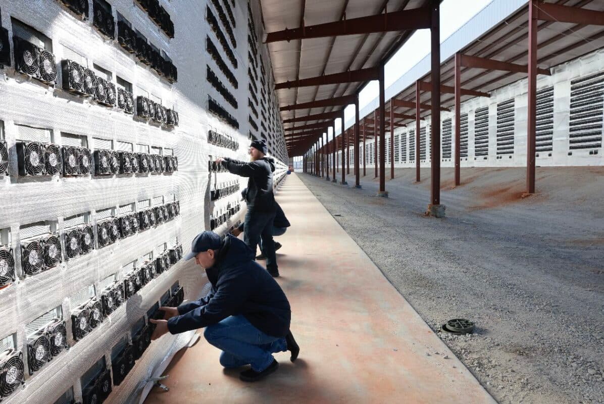 Bitcoin mining facility in Iowa