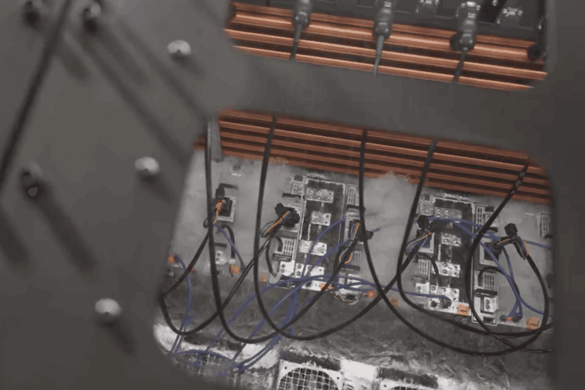 Bitcoin mining facility in Iowa