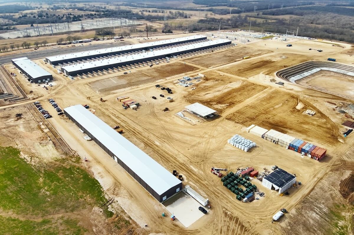 Bitcoin mining facility in Iowa