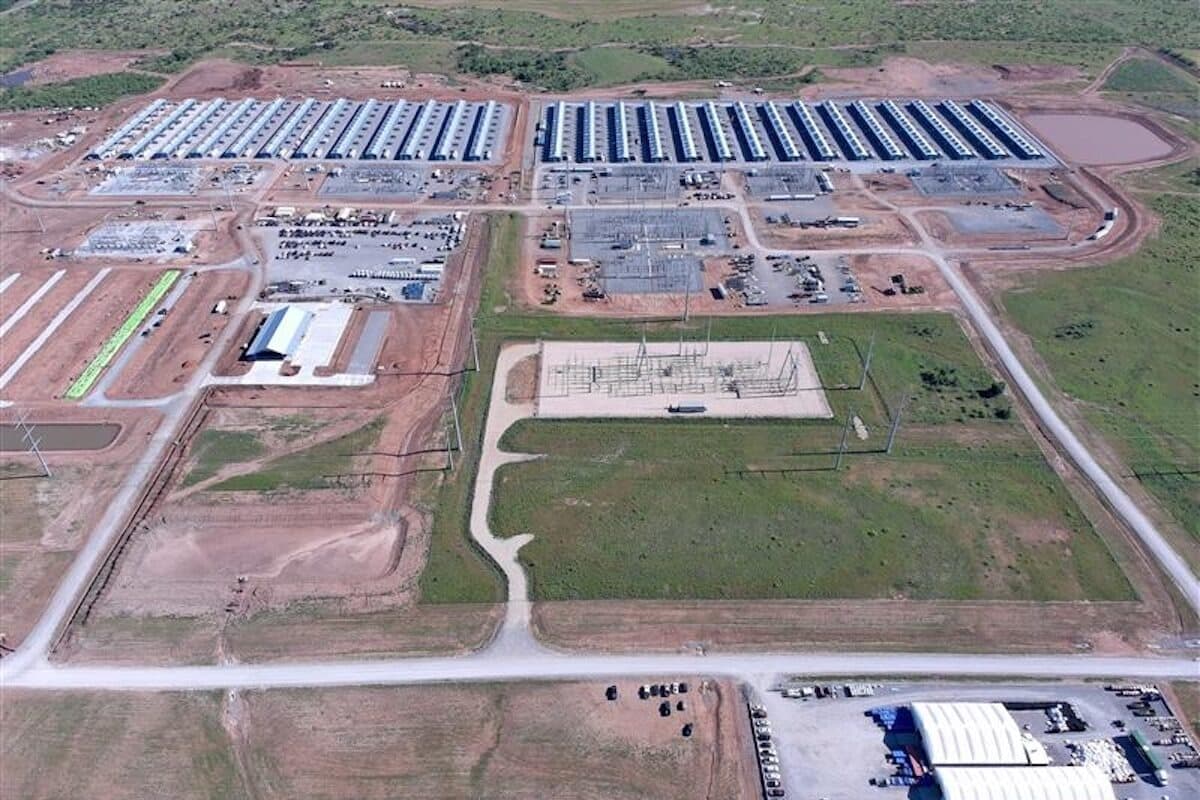 Bitcoin mining facility in Iowa