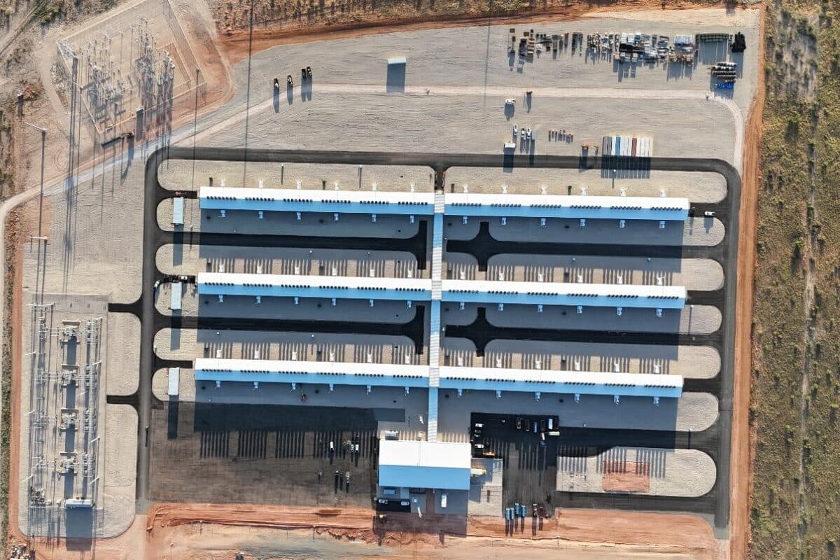 Bitcoin mining facility in Iowa