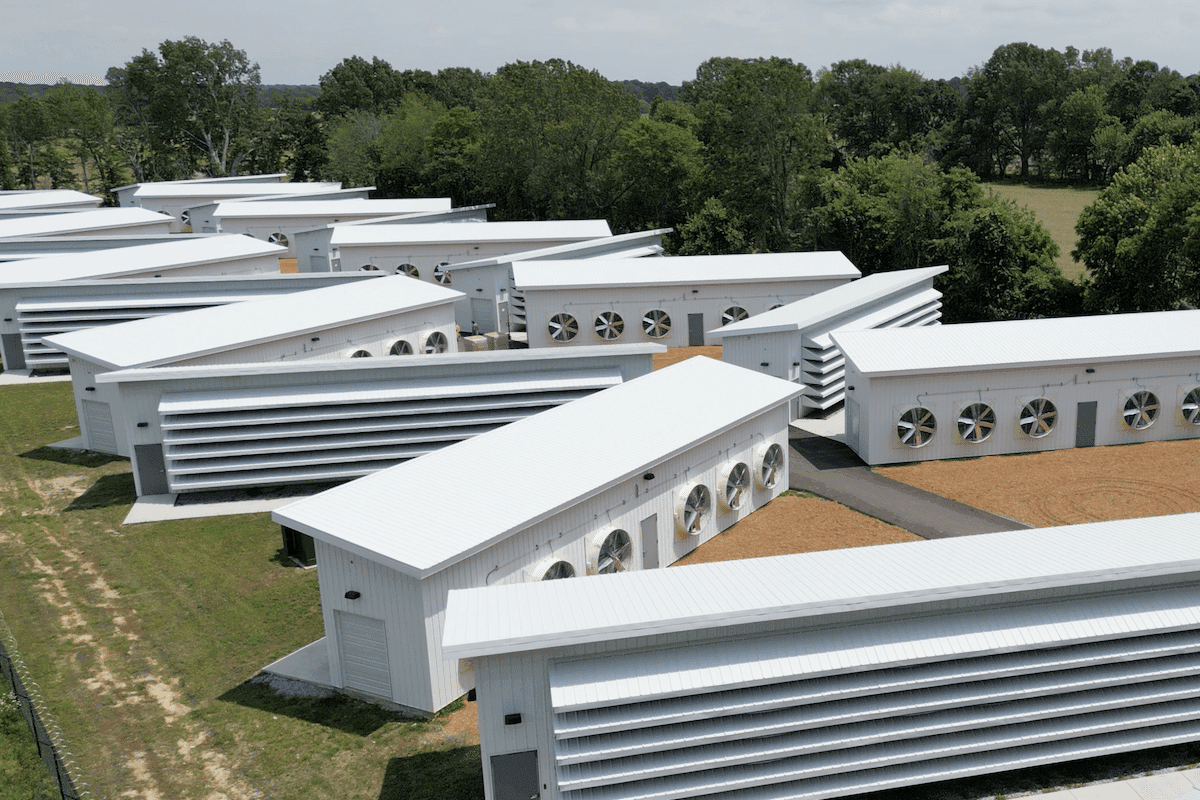 Bitcoin mining facility in Iowa