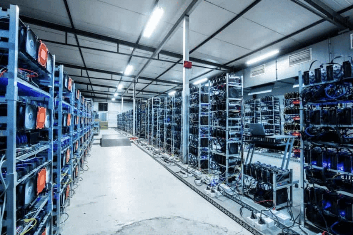 Bitcoin mining facility in Iowa