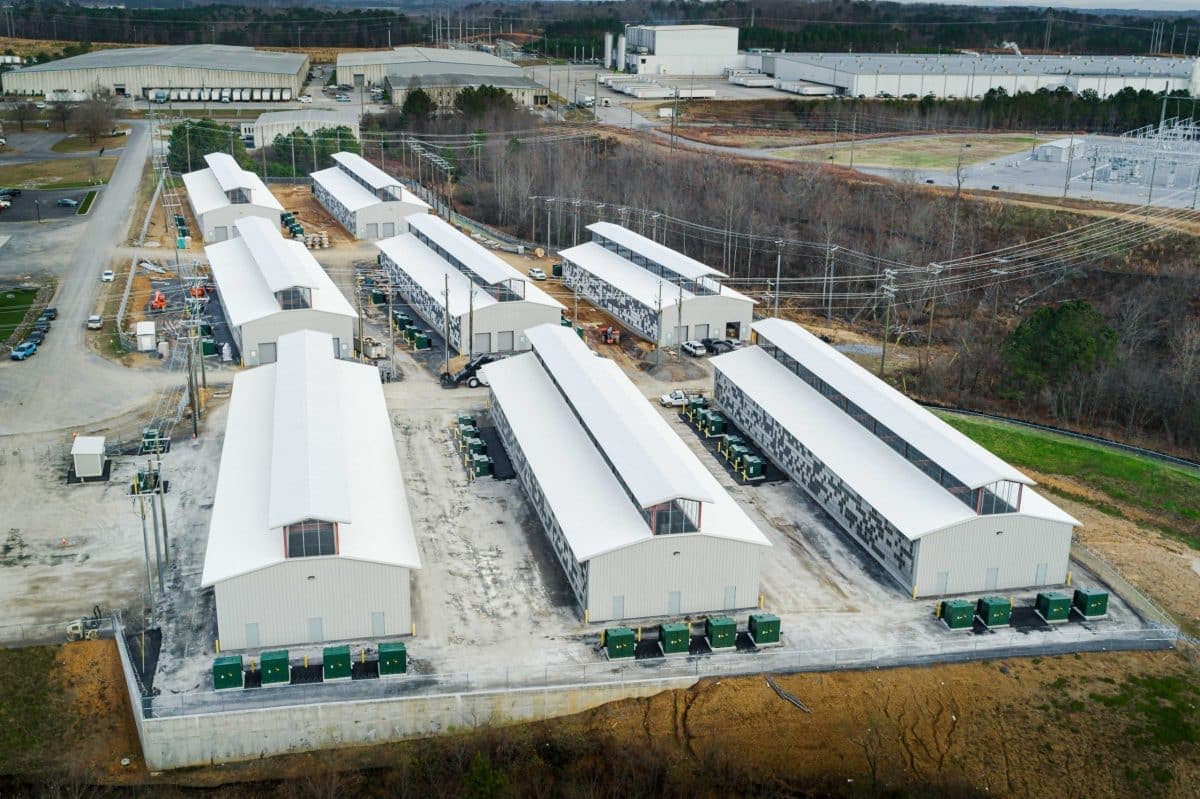 Bitcoin mining facility in Iowa