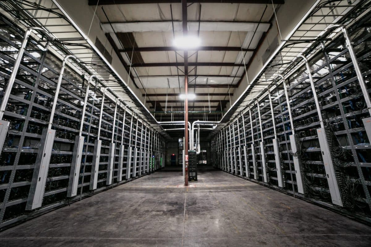 Bitcoin mining facility in Iowa