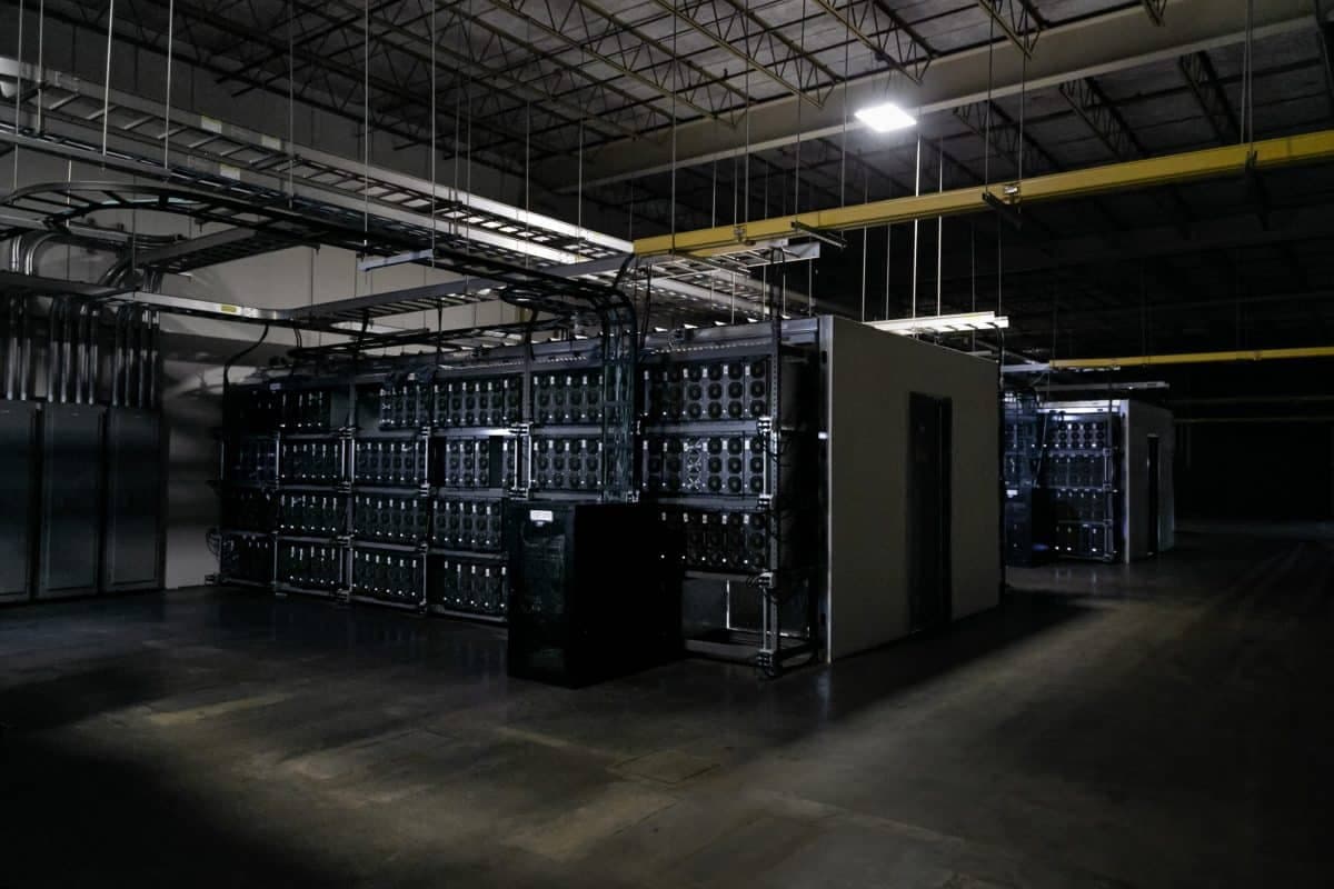 Bitcoin mining facility in Iowa