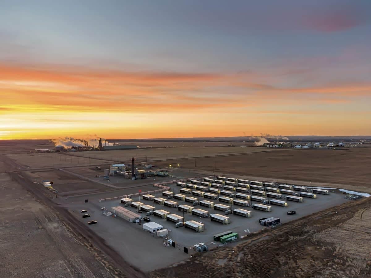 Bitcoin mining facility in Iowa
