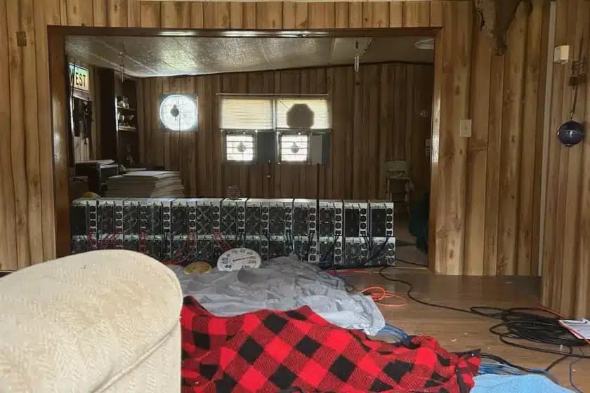 Bitcoin mining facility in Iowa