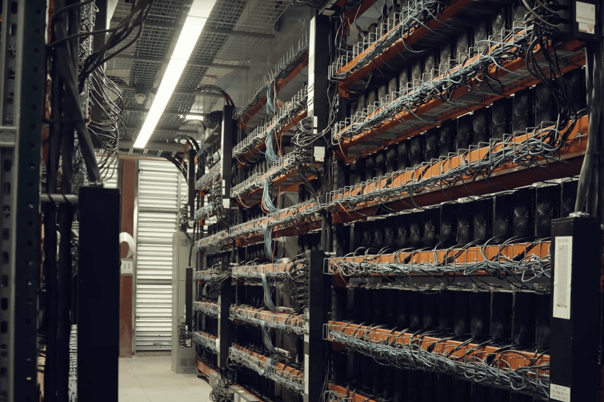 Bitcoin mining facility in Iowa