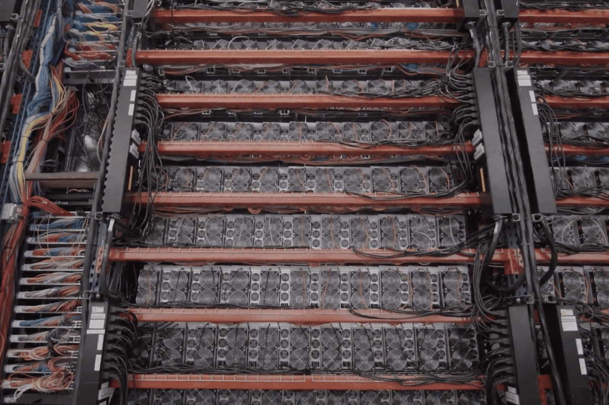 Bitcoin mining facility in Iowa