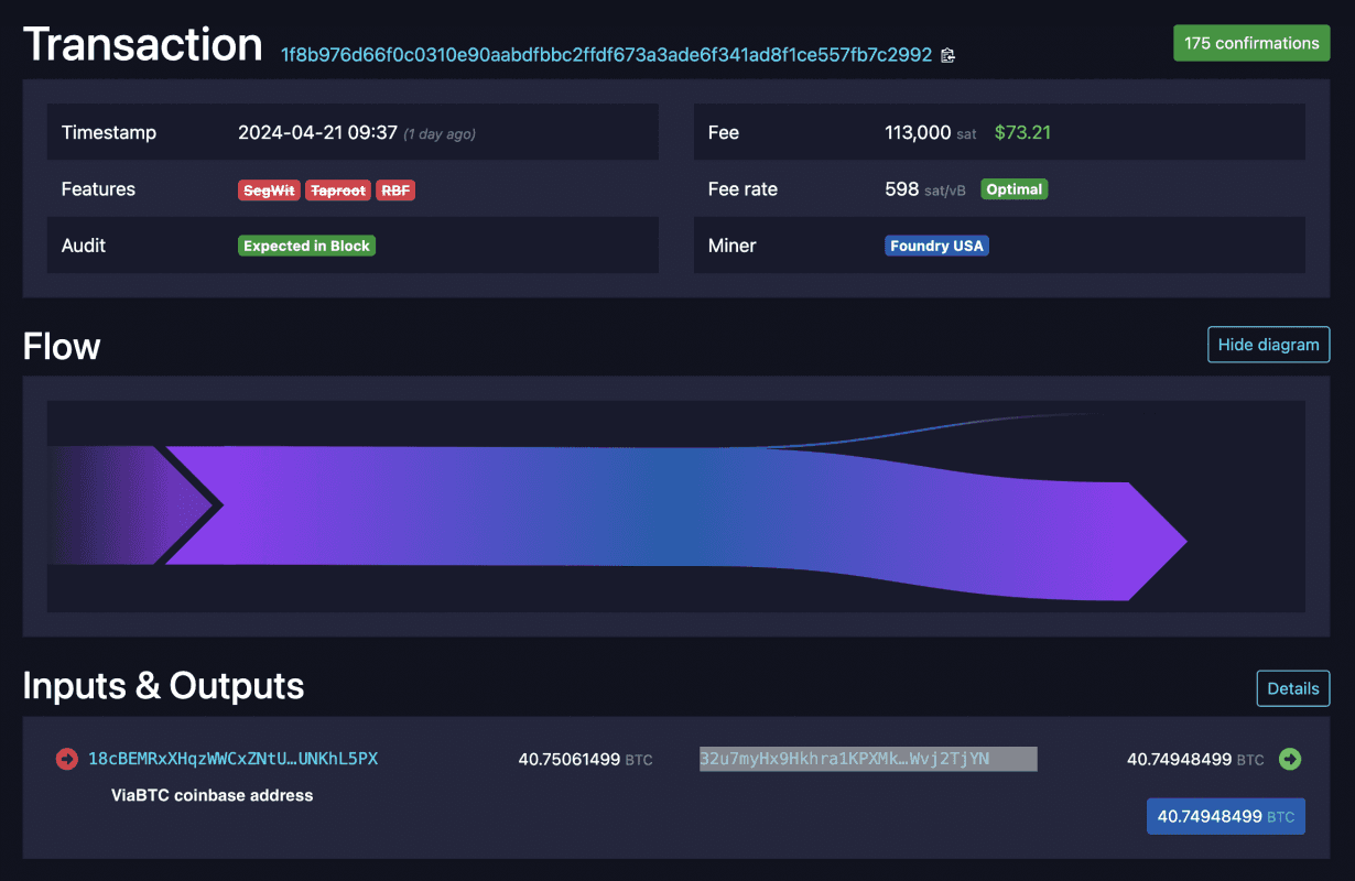 Bitcoin mining facility in Iowa